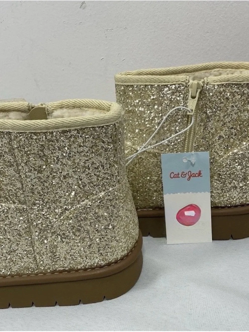 Sparkle Short Winter Boot - Gold Cat & Jack